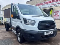 2019 Ford Transit 2.0 TDCi 130ps 12ft Aluminium Dropside CHASSIS CAB Diesel Manu