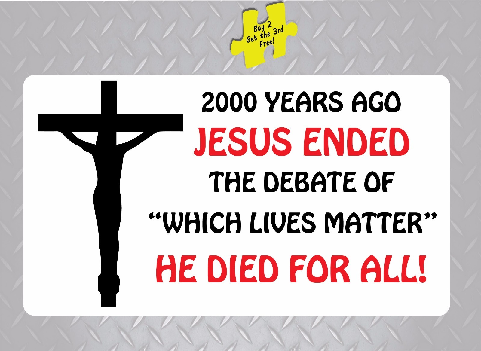 2000 Years Ago Jesus Ended The Debate Of Which Lives Matter He 