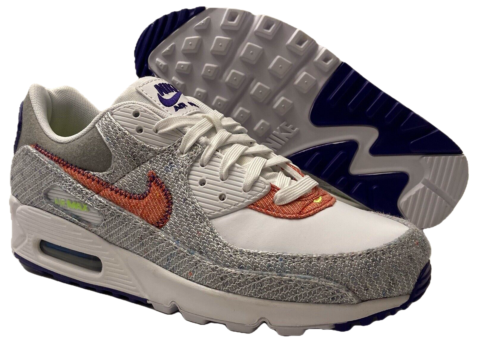 Nike Air Max 90 'Recycled' CT1684-100 White/Electric Green Nike Air Max 90 'Recycled' CT1684-100 White/Electric Green