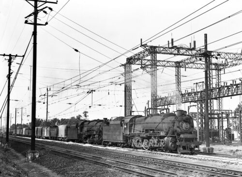 RR Print-Pennsylvania PRR 4130 at Bellvue De 7/4/1946