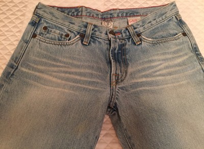 LUCKY BRAND WOMEN39S JEANS REGULAR 4 RELAXED CLASSIC 28 100 COTTON DISTRESSED