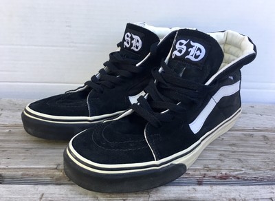 Social Distortion Vans Hi Tops, Mens 6 