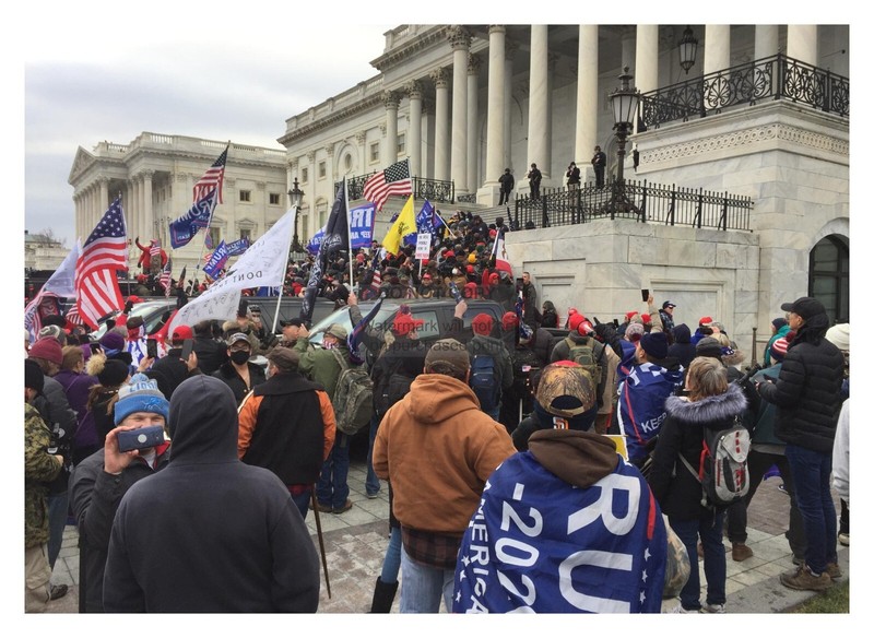 JANUARY 6TH CAPITOL RIOT PROTEST 2020 ELECTION FRAUD 5X7 PHOTO