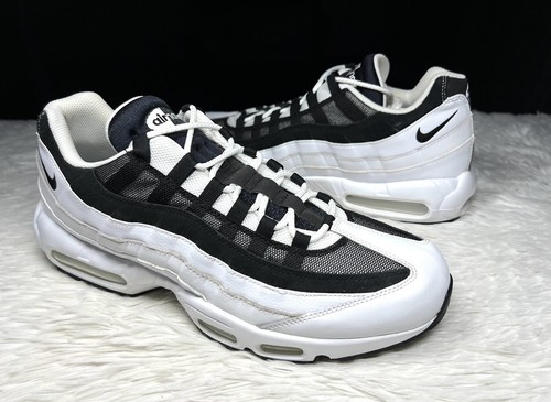 靴 NIKE AIR MAX 95 OG White and Black 26.5 New Nike Air Max 95 OG Neon Retro Sport Comfort Men's Shoes