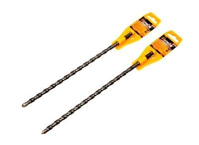 Lot of (2) SDS Plus 3/8'' X 12'' Rotary Masonry Drill Bit Carbide Tip 530134
