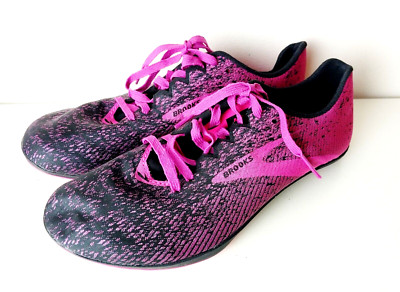 Women's BROOKS Mach 19 Speed Neutral Shoes Pink Spike-less Running Size 11 NWOT