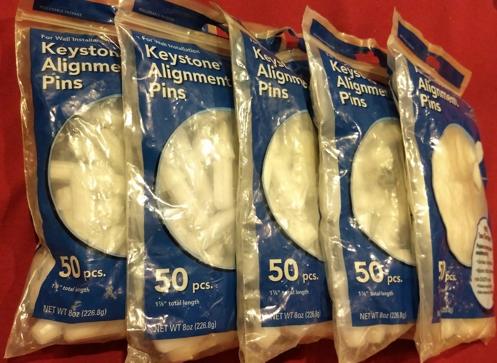 5 bags Keystone 1-7/8