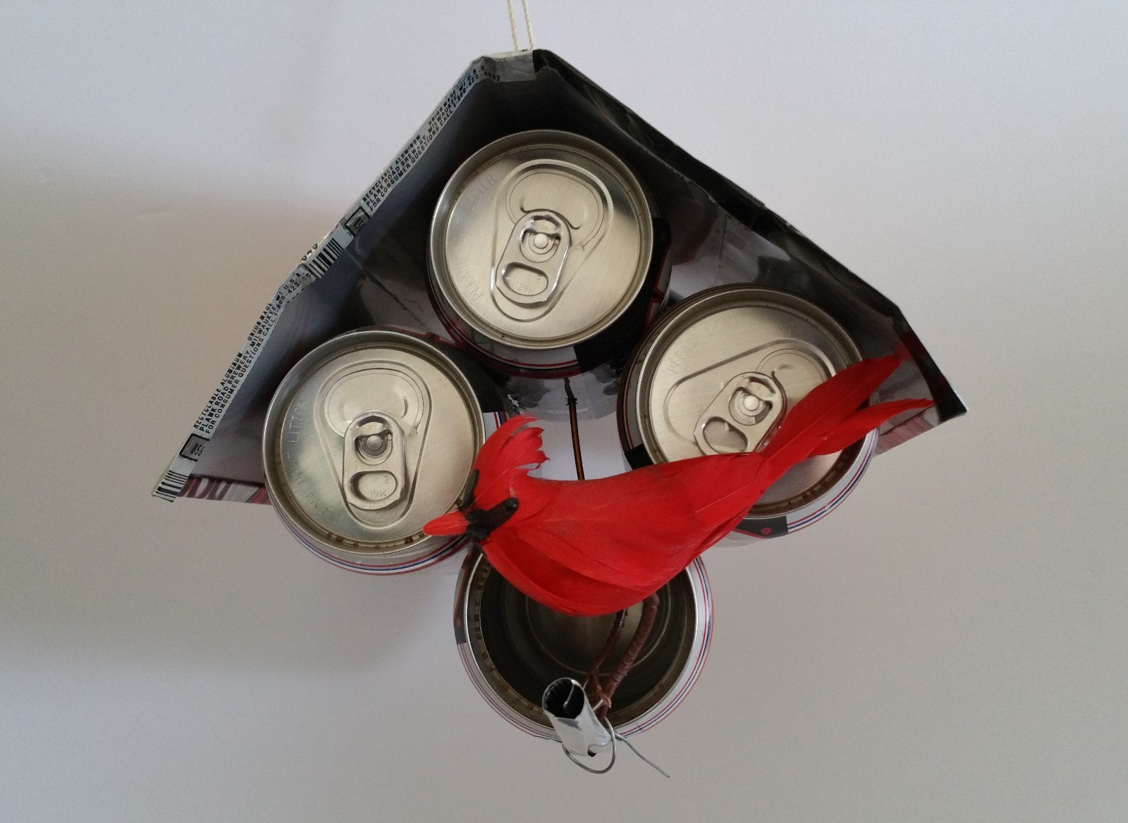 RED DOG BEER Plank Road Brewery CAN SCULPTURE ART Bird House  NEW VINTAGE