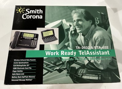 Vintage Phone Smith Corona Work Ready Assistant TA-2632 & PTA-632 Brand New!