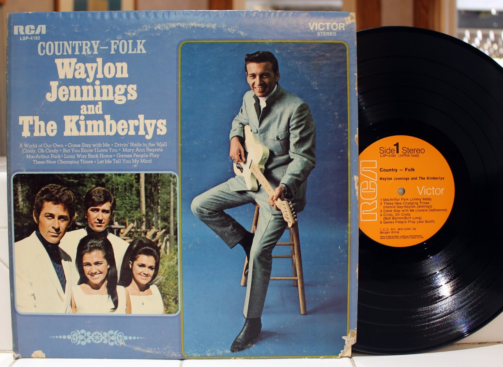 Rare Country LP - Waylon Jennings and The Kimberlys Rare Country LP - Waylon Jennings and The Kimberlys