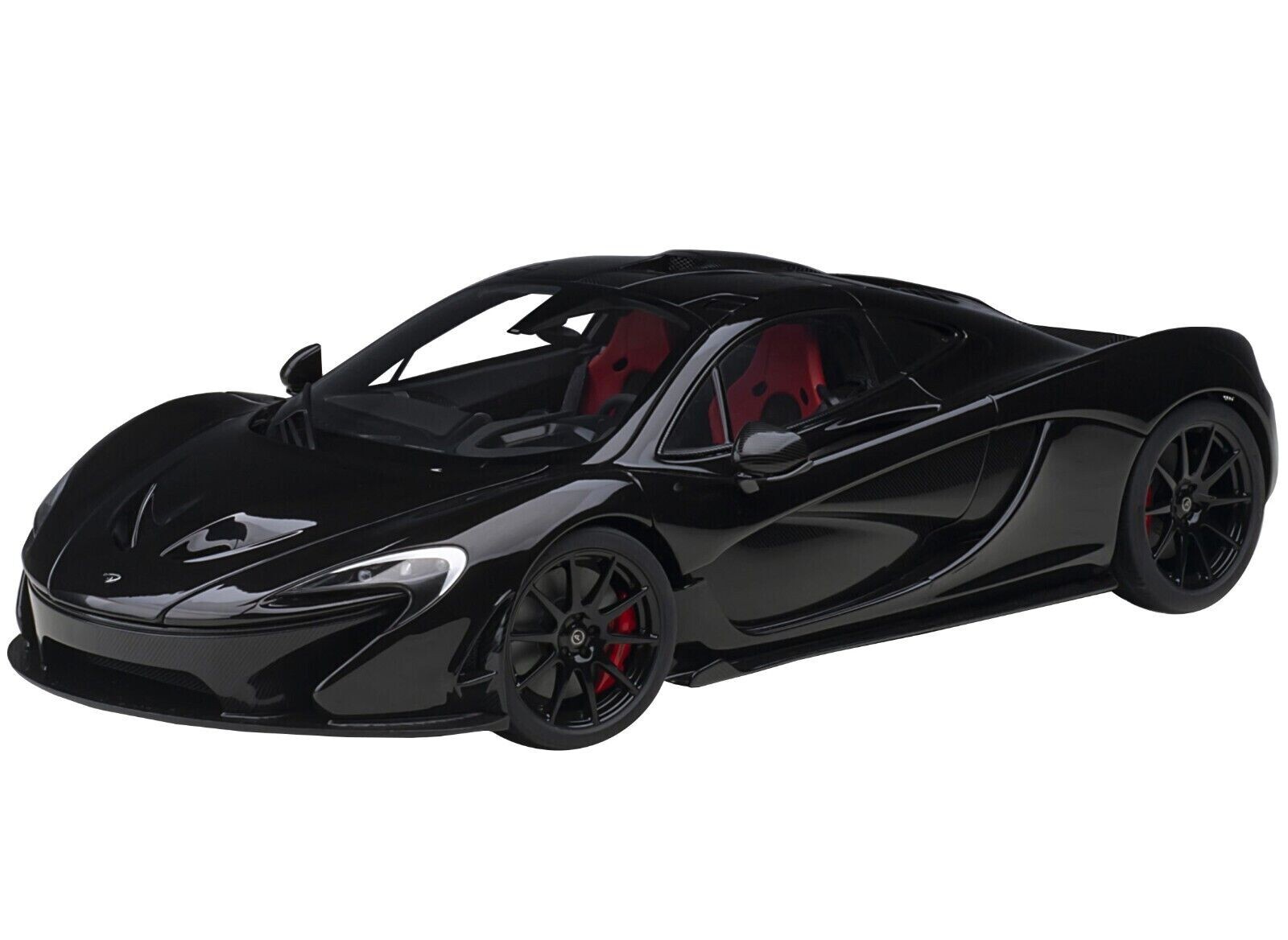 1/18 Mclaren P1 Fire Black W/ Red & Black Interior Model Car 1/18 Mclaren P1 Fire Black W/ Red & Black Interior Model Car