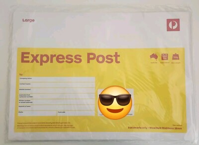 Australia Post Express Post Envelopes Large (B4)   10 Pack (Sealed) - Up to 500g
