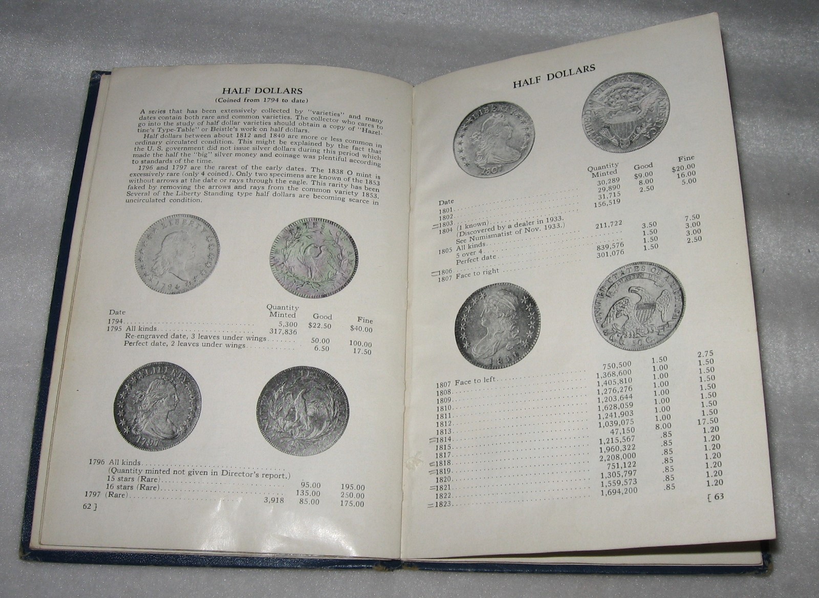 HANDBOOK OF UNITED STATES COINS - R. S. YEOMAN - 14TH EDITION - 1957 - HC