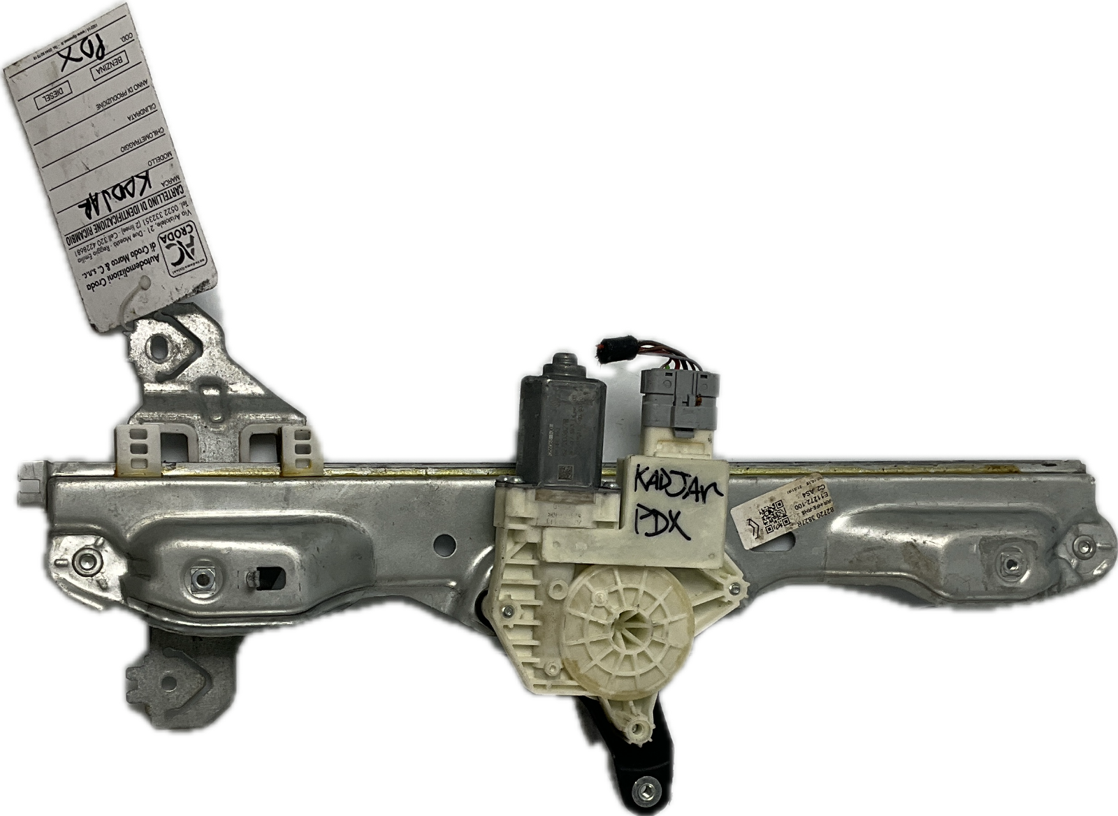 Alzavetro alzacristalli posteriore destro pdx post RENAULT KADJAR 827203827R