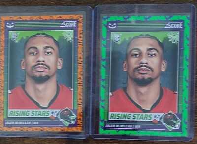 2024 Score-A-Treat Jalen McMillan RC x2 PUMPKINS and BATS - Buccaneers