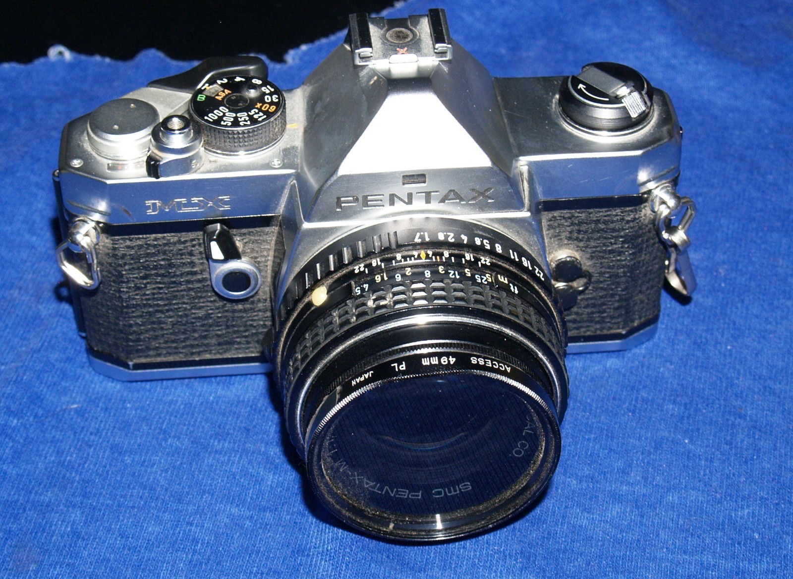 ペンタックス PENTAX ASAHI MX 1:1.7 50mm Pentax MX Asahi 35mm SLR Film Camera 50mm f/1.7 Lens From