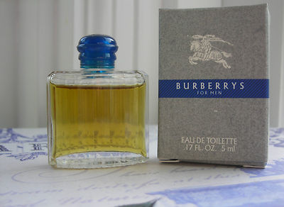 vintage 1991 Burberrys for Men 5 ml 0.17 oz eau de toilette mini. Royal Brands