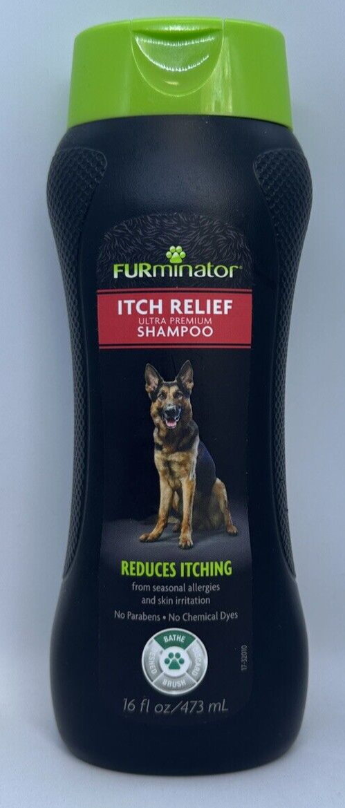 NEW FURMINATOR Itch Relief Ultra Premium Shampoo 16 oz (D1-3