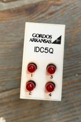 GORDOS CROUZET ARKANSAS IDC5Q I/O MODULE INPUT 10-60VDC OUTPUT 50mA 30VDC