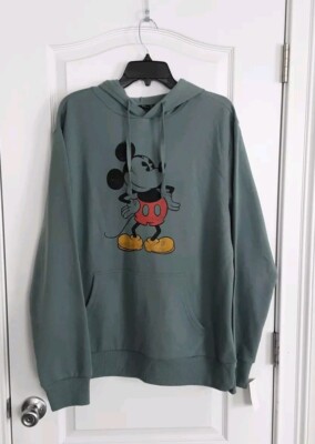 Disney Mickey Mouse Pullover Hoodie Size M MSRP $50.00