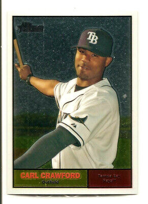 Carl Crawford 2010 Topps Heritage Chrome #C134 Serial #d Mint Tampa Bay Rays