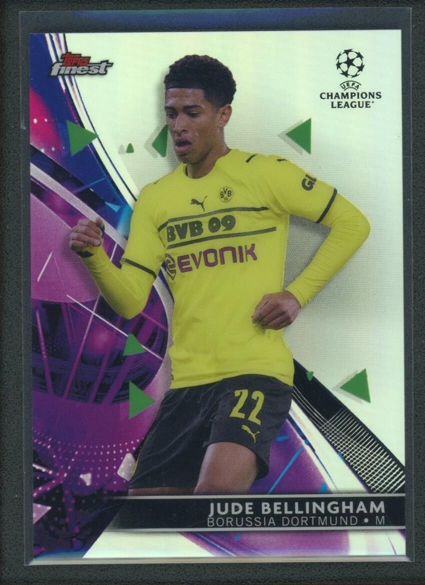 2022 JUDE BELLINGHAM TOPPS FINEST UEFA CHAMPIONS LEAGUE
