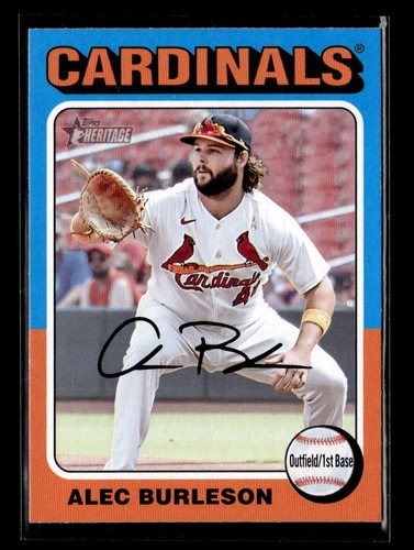 スポーツ選手 topps japan edition 2023 Alec Burleson 8f8cfb2ac46a45a9893b148ac343f0