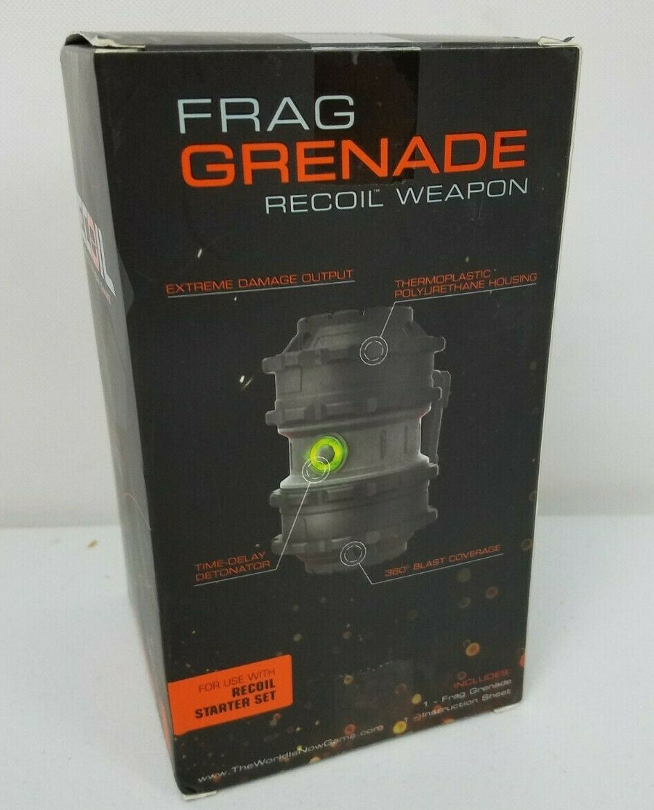 RECOIL Frag Grenade Weapon - 1 Set - For Use With Recoil Starter Set