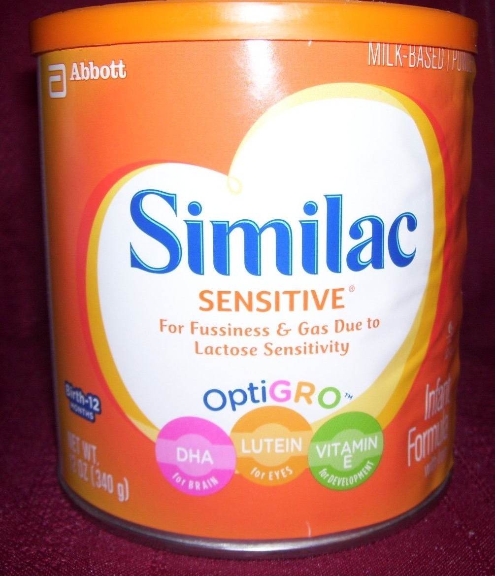 2 cans 24 oz total Similac Sensitive Optigro Baby Infant Formula Iron 6/2019 ex
