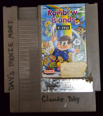Rainbow Islands NES (Nintendo Entertainment System, 1991) Authentic [Tested]