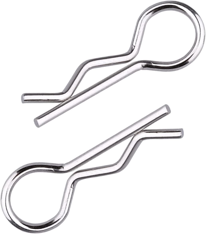 Universal RC Body Clips Car Clips with Pull Tabs for R Clips for All 1/10 1/12 S