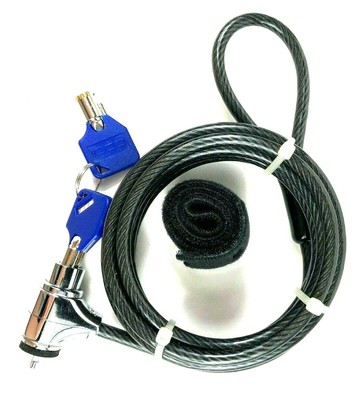Lot of 3 Codi Security Cable Locks For Desktop Laptop Notebook With Two Keys