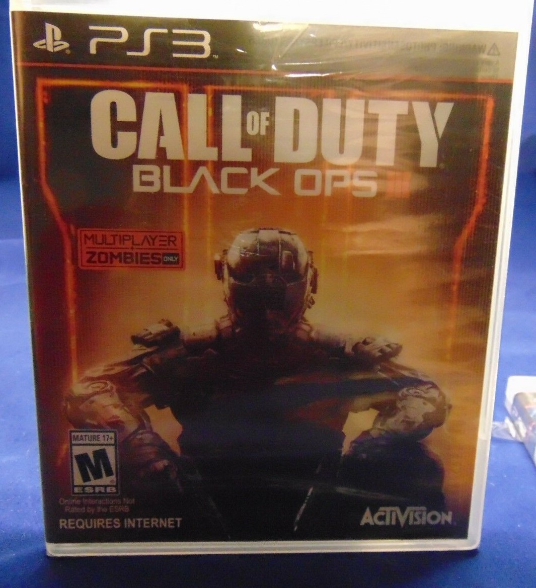 New PS3 Game Lot Call of Duty Ghosts and Black Ops III Factory Sealed