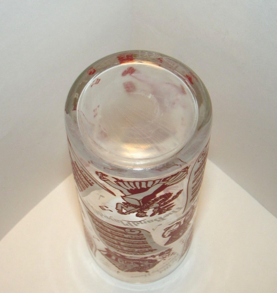 Cocktail Shaker Glass Drink Mixer w/ Recipes Songs Martini Manhattan Barware