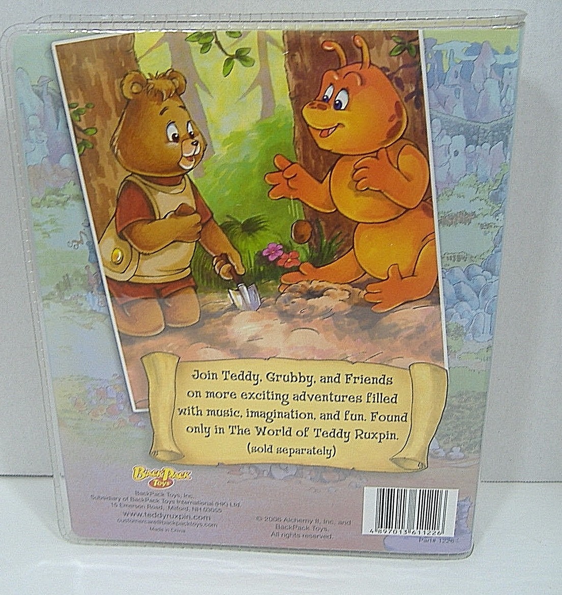 Teddy Ruxpin Adventure Series 1 Program Cartridge and Books 2006 Backpack New