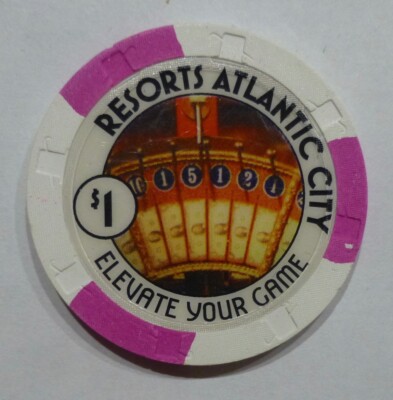 RESORTS ATLANTIC CITY - $1 CASINO CHIP - ELEVATE YOUR GAME