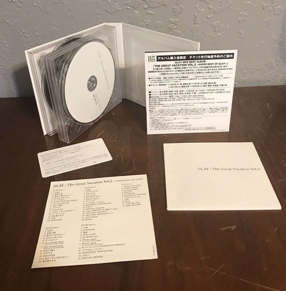 Glay As Grandes Ferias Vol 2 Super Best Of Glay Ebay