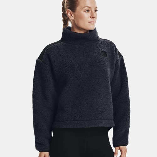 

Женский флисовый пуловер Under Armour из шерпа темно-серого цвета #951-590, Серый