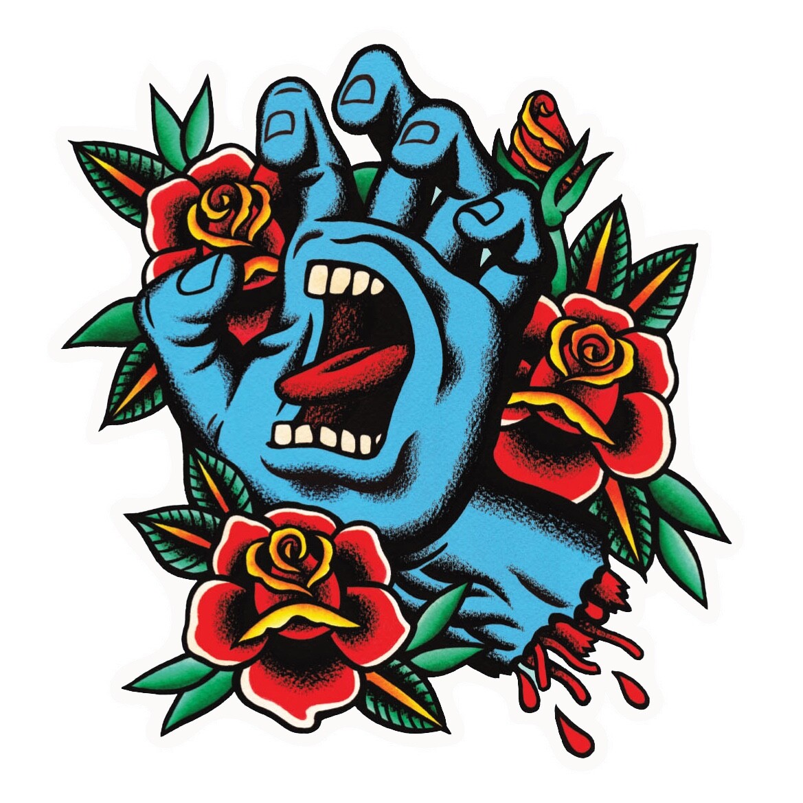 80s Santa cruz sticker powell オールドスケート OLD SKATE STICKER - SKY newtype shop