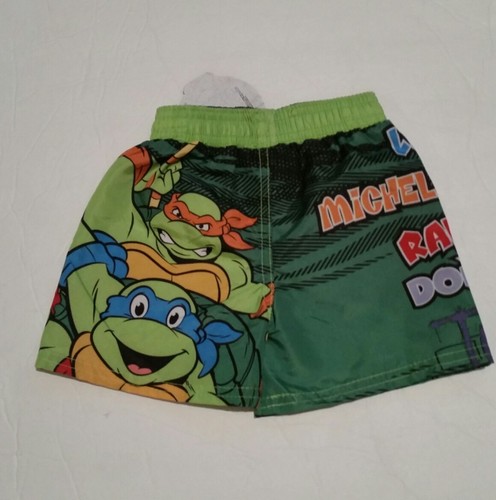 TMNT TEENAGE MUTANT NINJA TURTLE SWIM TRUNKS SHORTS BABY INFANT 12 MONTHS UPF+50