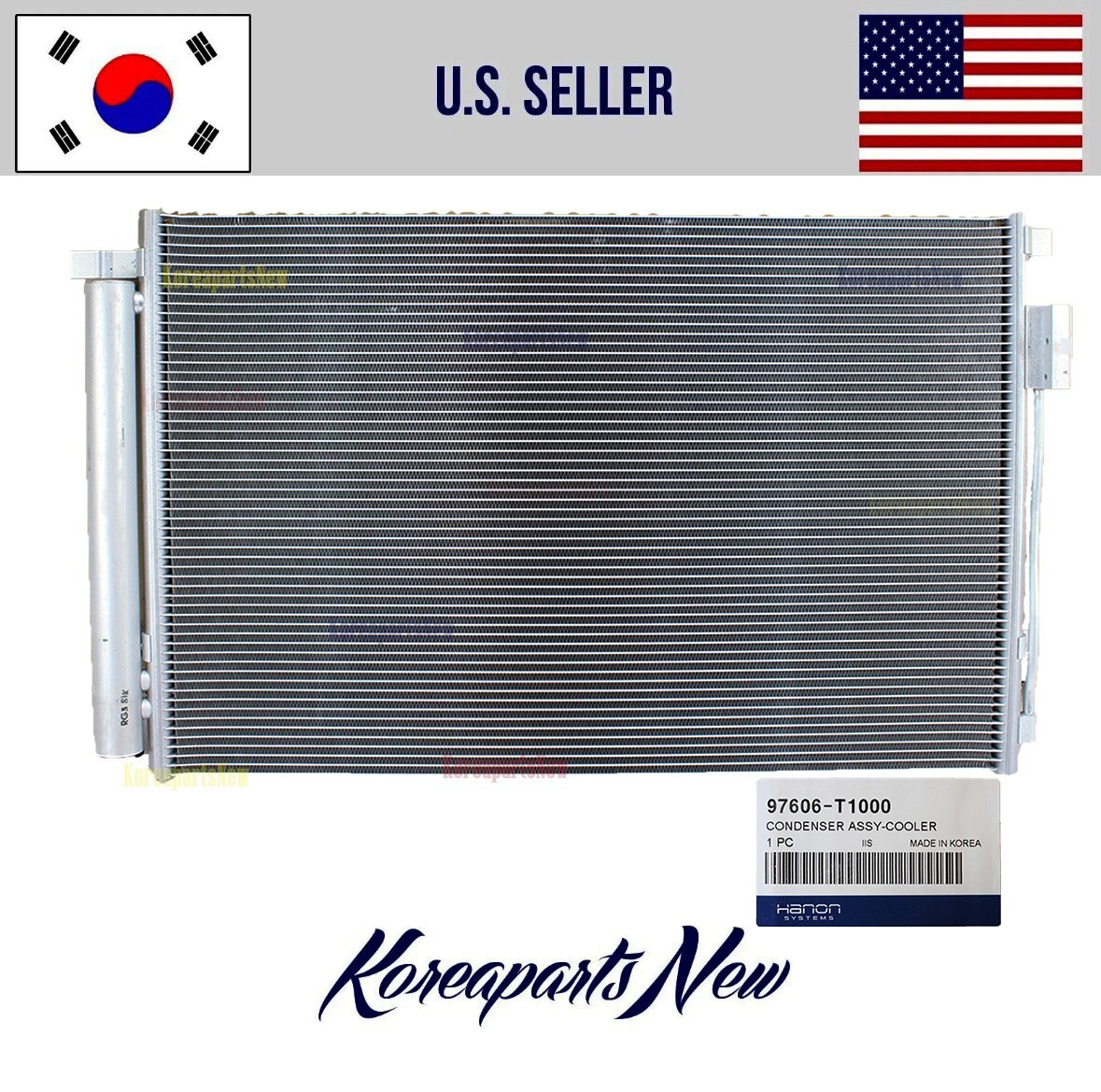A/C Condenser Cooler 97606T1000 ⭐HANON⭐ 2.5L Genesis G80