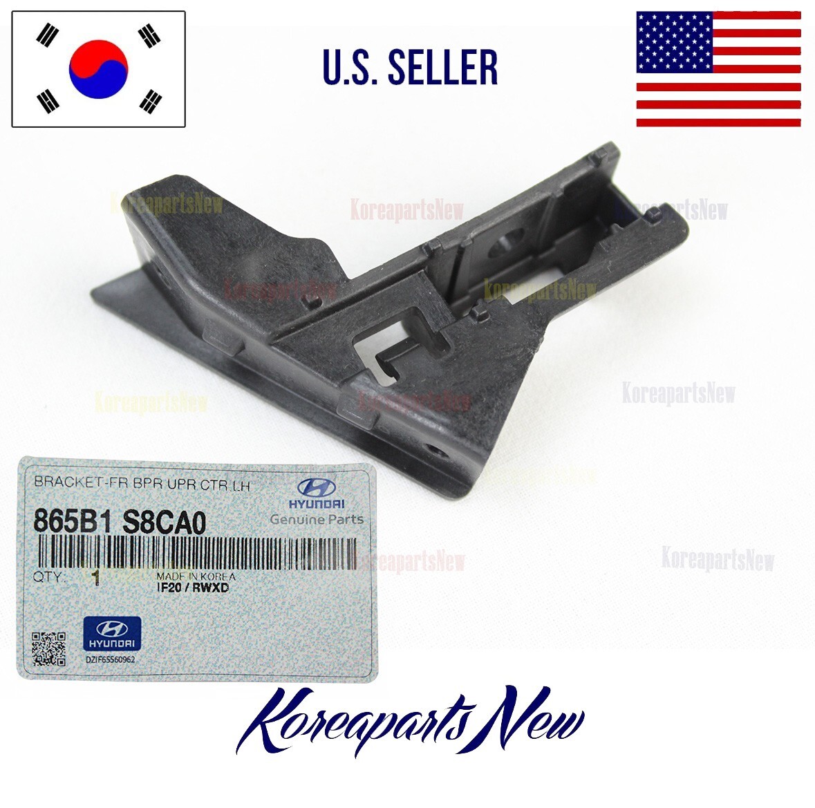 アウター　110 FRONT Bumper Cover Mount Bracket 865B1-S8CA0 ⭐OEM⭐ Hyundai