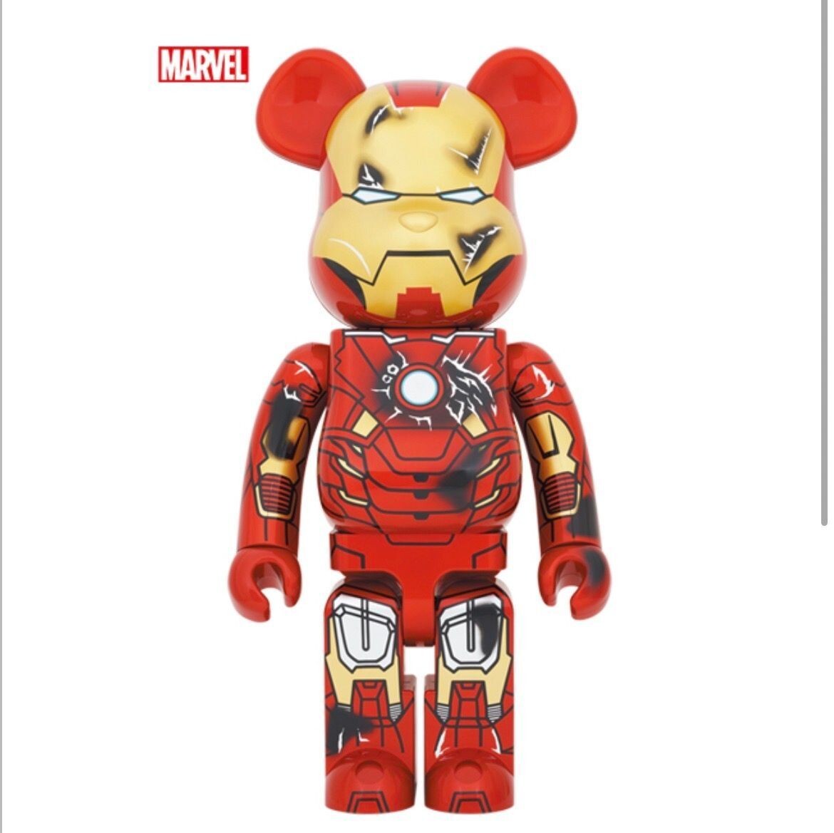 MEDICOM TOY - BE@RBRICK IRON PATRIOT 1000％ MEDICOM TOY BE@RBRICK IRON PATRIOT 1000% bearbrick Ironman