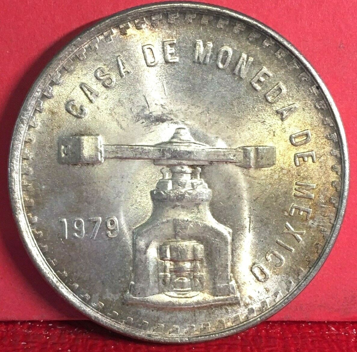 1979 MEXICO CASA DE MONEDA UNA ONZA DE PURA PLATA 1 oz. .925