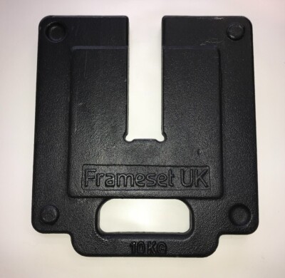 10Kg Stage Weight - Black Cast Iron - Brand New Doughty Equinox Style - Gazebo