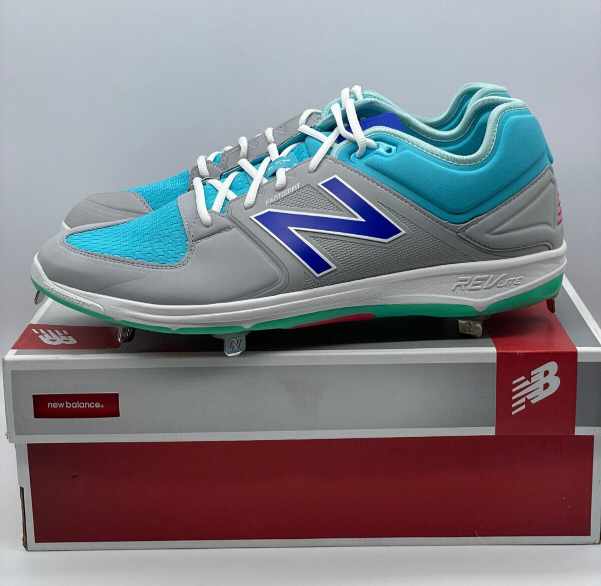 Teal baseball cleats best sale