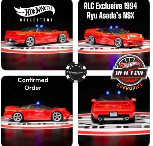 Hot Wheels RLC 2023 Ryu Asada's 1994 Honda NSX - Red (HGK81