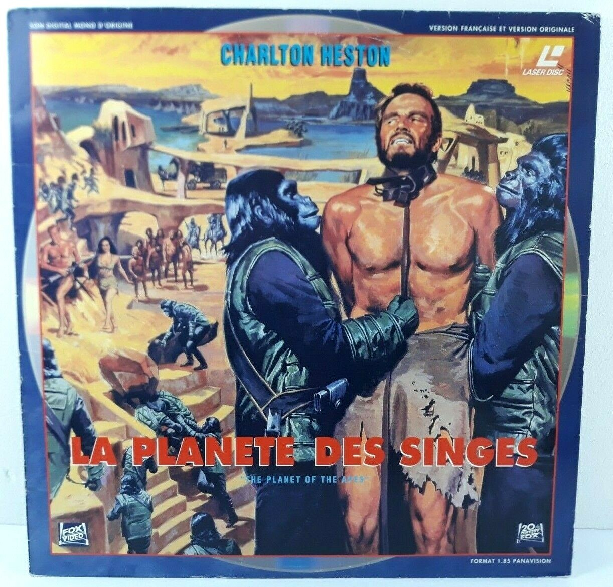 La Planète Des Singes Charlton Heston LaserDisc La Planète des Singes Charlton Heston Laser Disc PAL Fr VO et