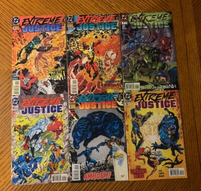 DC Comics Extreme Justice 1995 Lot 0, 2, 3, 4, 5, 7 NM or Better Lot