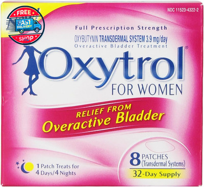 Overactive Bladder Transdermal Patch, 8 Count